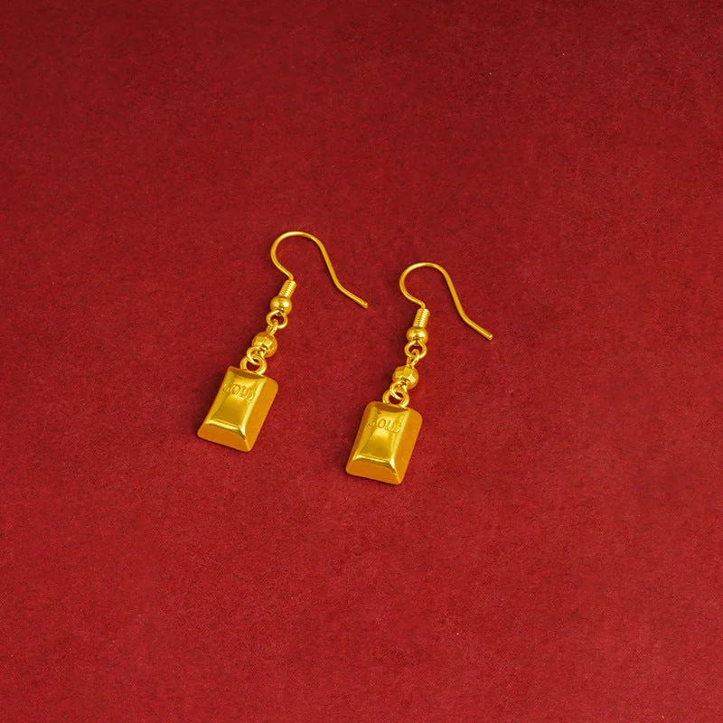 E2040 Small Gold Bar-Eardrops