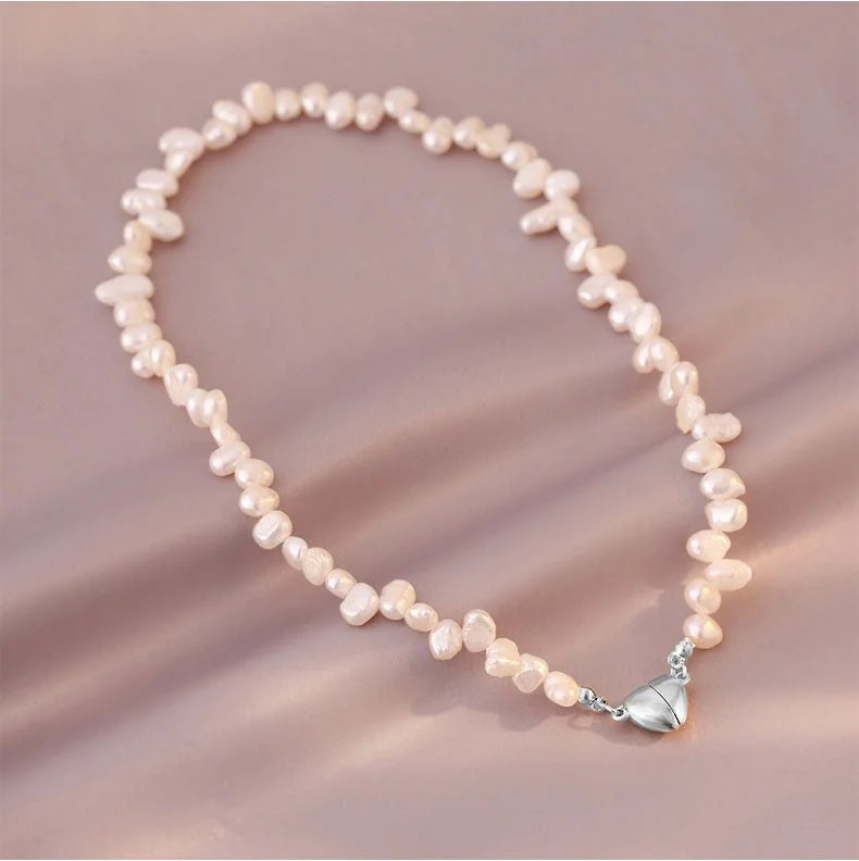 Freshwater Pearl Magnet Love Necklace