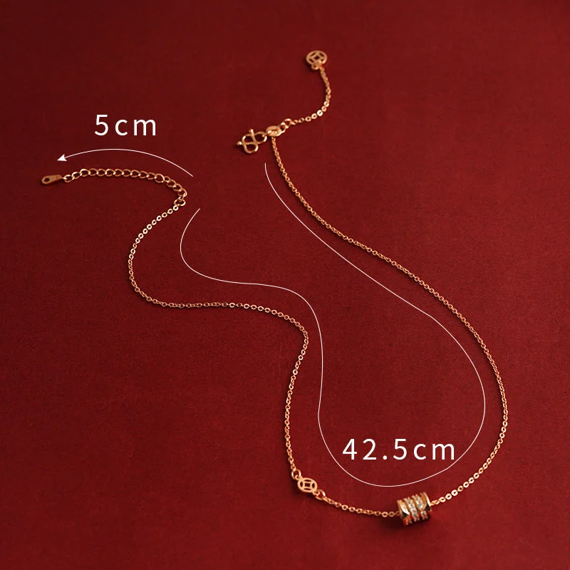 Rose Gold Small Waist Necklace X2079