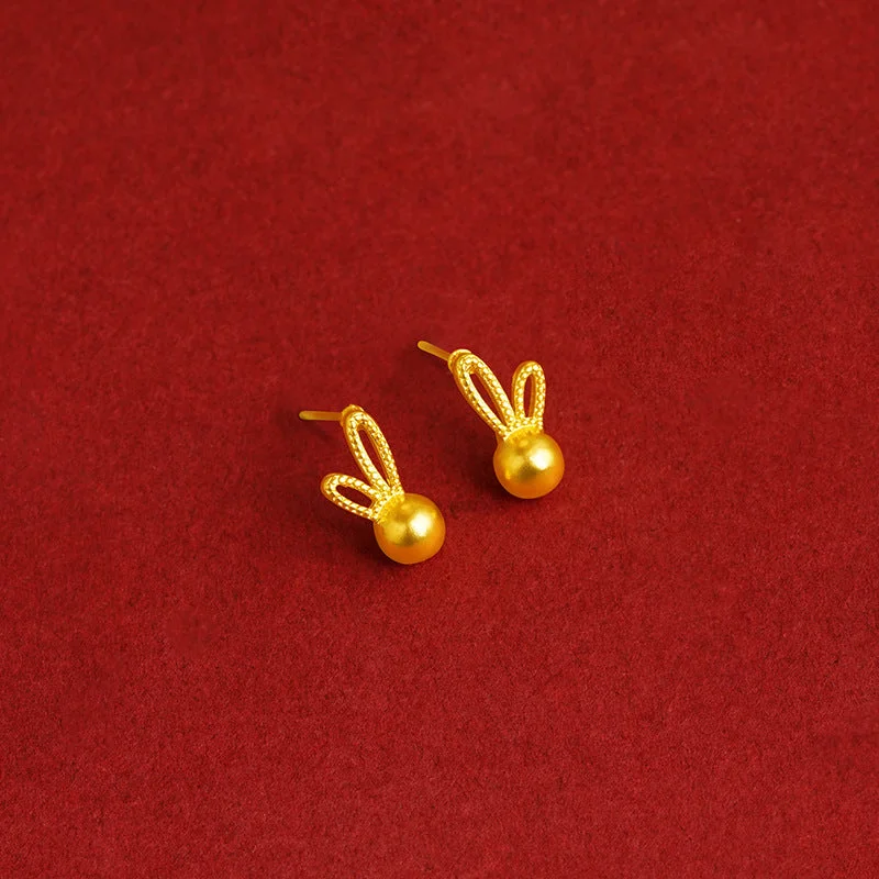 E2034 Rabbit Earrings