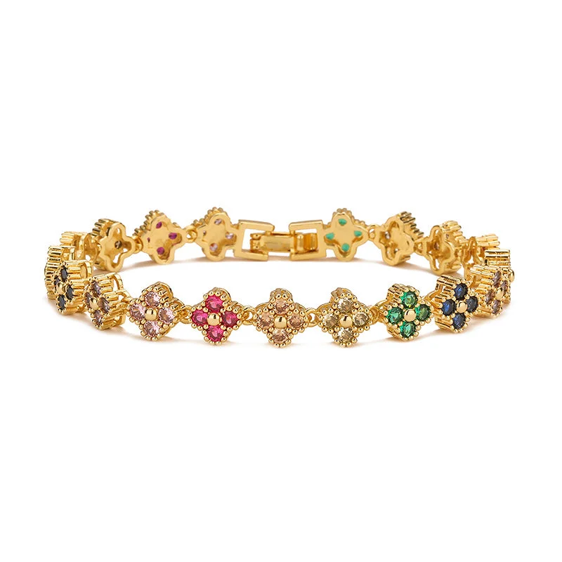 Gold Color Diamond Bracelet 1