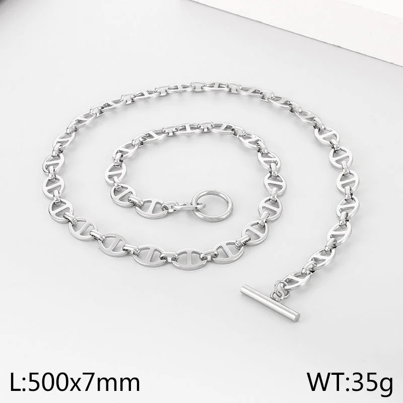 Steel Necklace Kn2386 17-Z