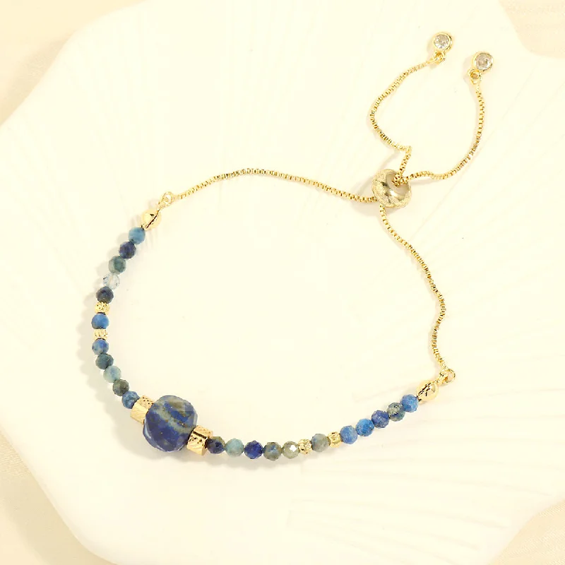 Blue Grain Stone Bracelet