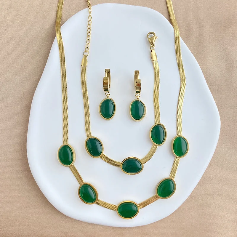 Emerald Three-Piece Set