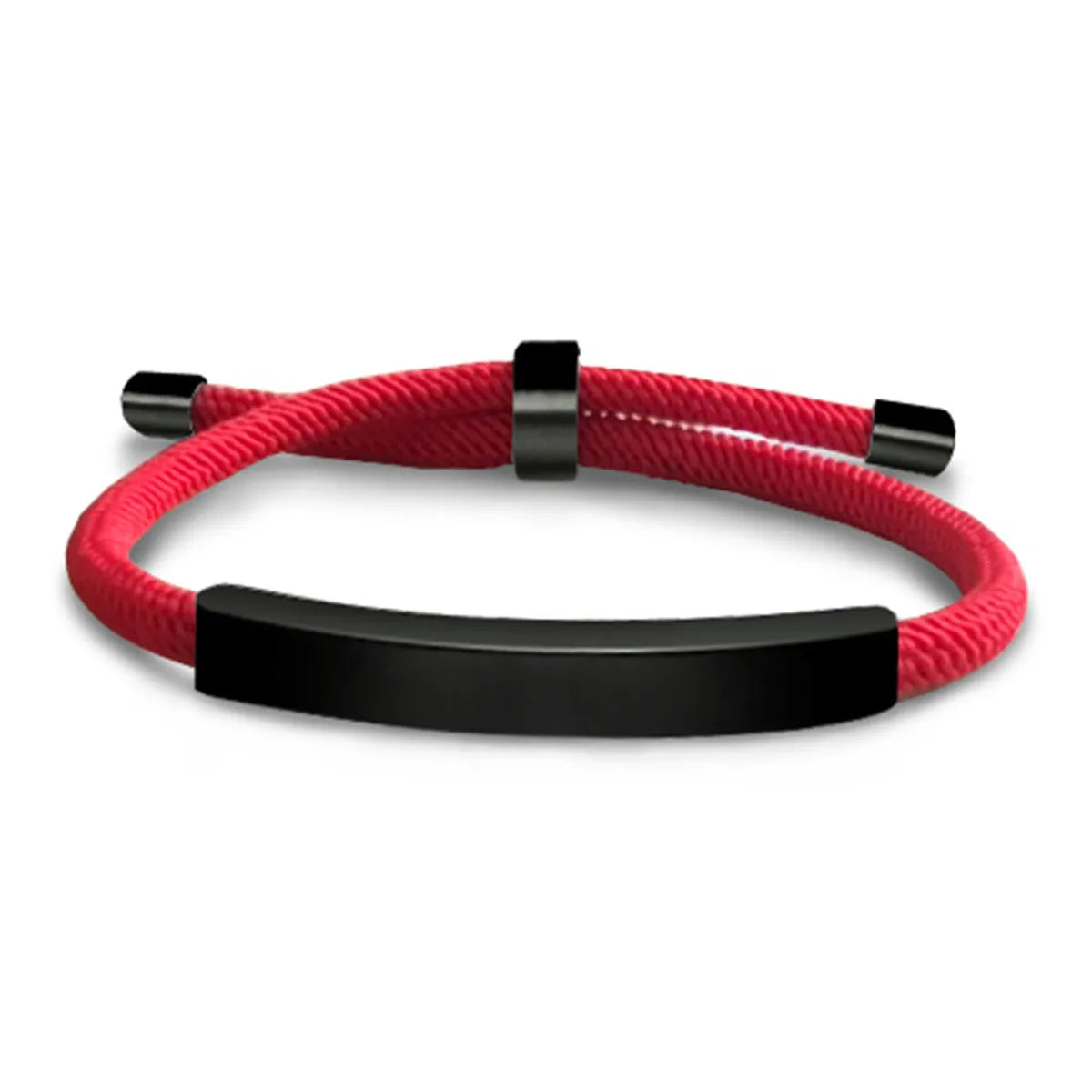 Red Rope Bracelet Black