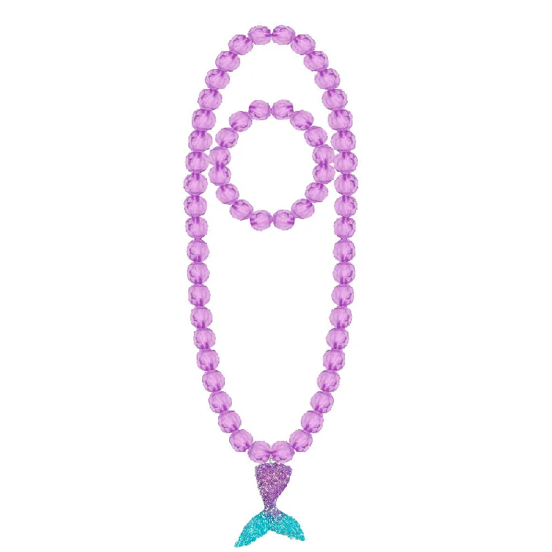 Purple Suit (Necklace Bracelet)