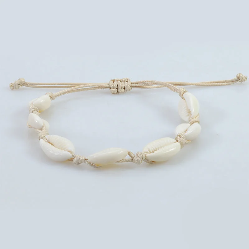 10 Bracelet Beige Thread