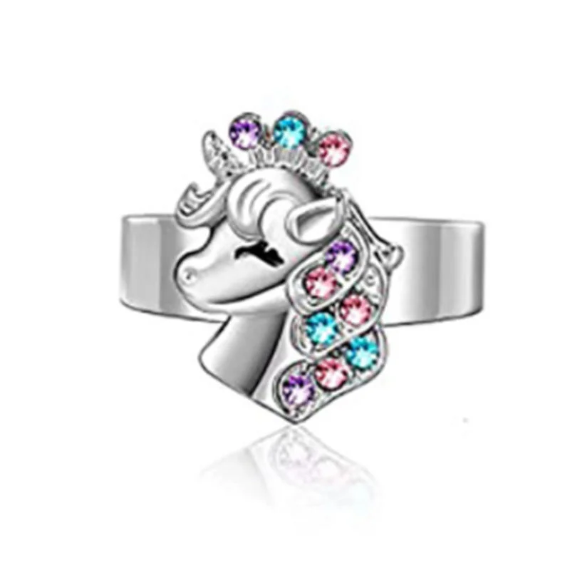 Women's Crown Unicorn Silver (Ring)