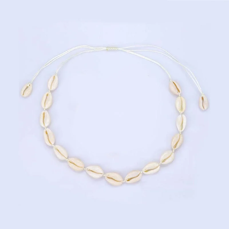 9 Necklace White Wire