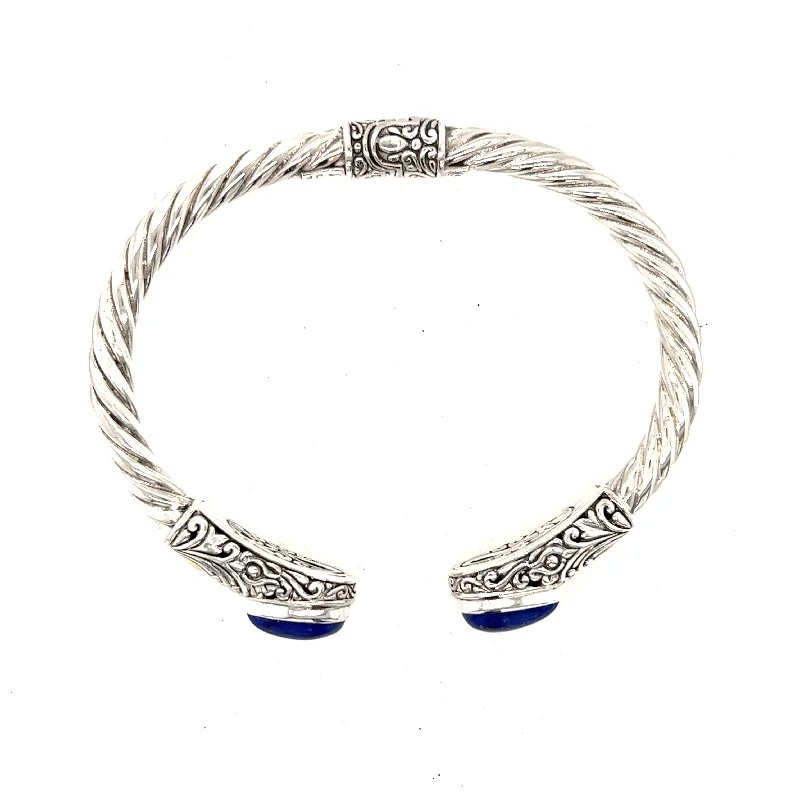 women's bracelets with pave diamonds -Sterling Cuff Bracelet