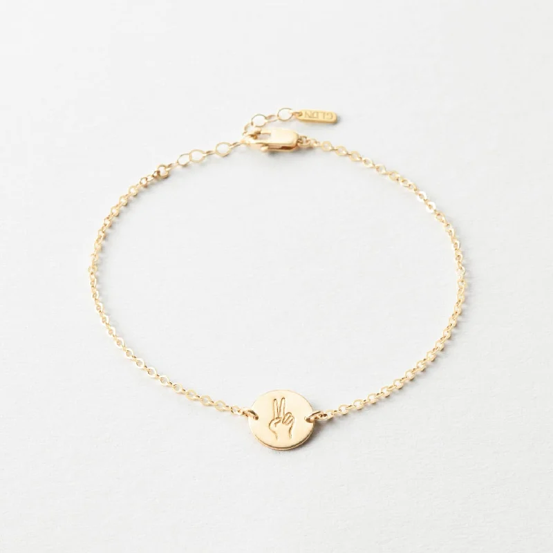 women's bracelets with clasp -Hand Gestures Bracelet