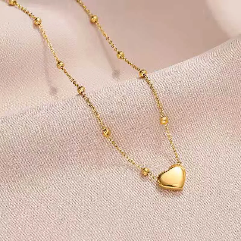 Jyh205 Necklace Gold Heart-Shaped