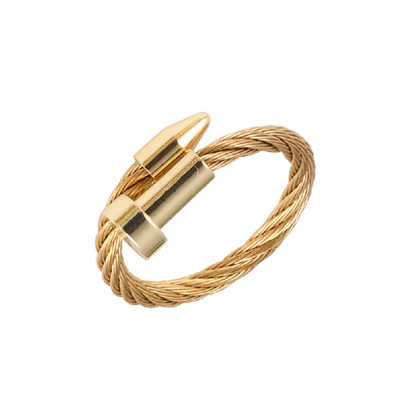 Gold Nail Ring