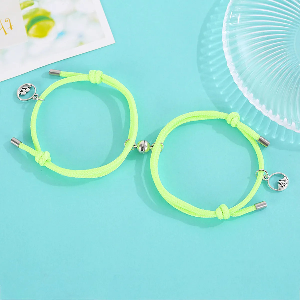 Luminous Rope Landscape Light Green Pair