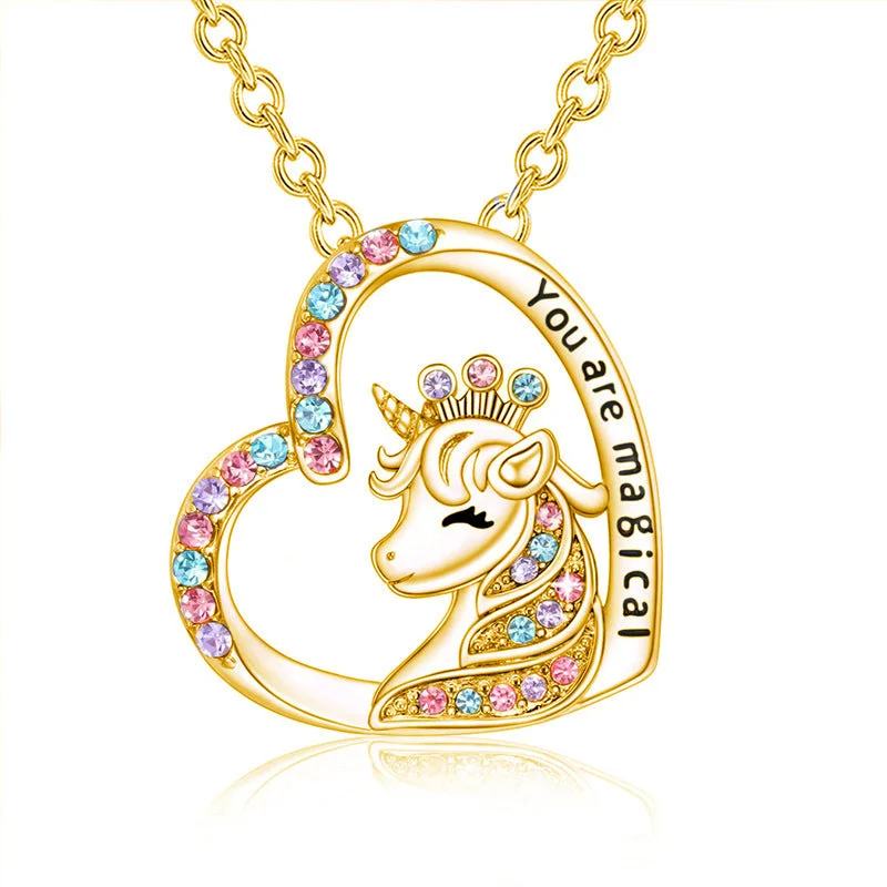 Women's Crown Unicorn Gold