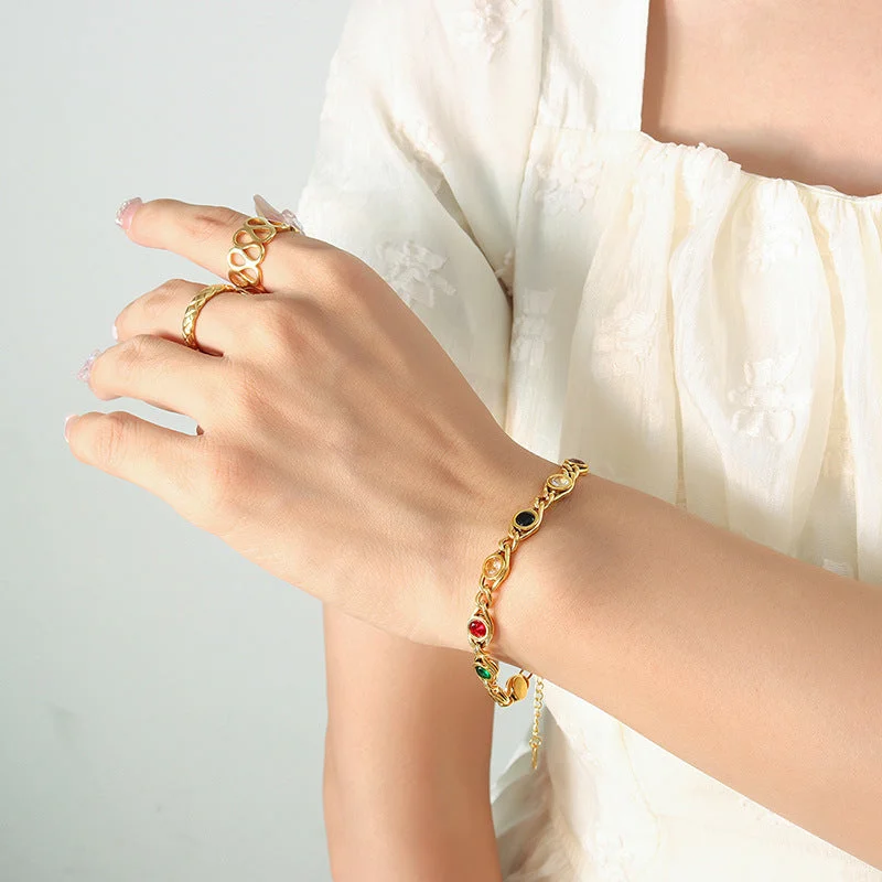 E332-Gold Bracelet 15 + 5cm