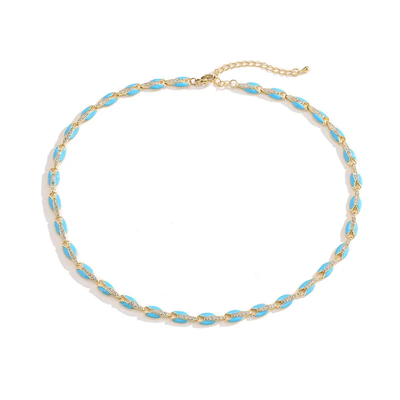 Blue Necklace 40cm