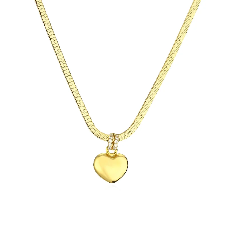 Gold Heart Necklace