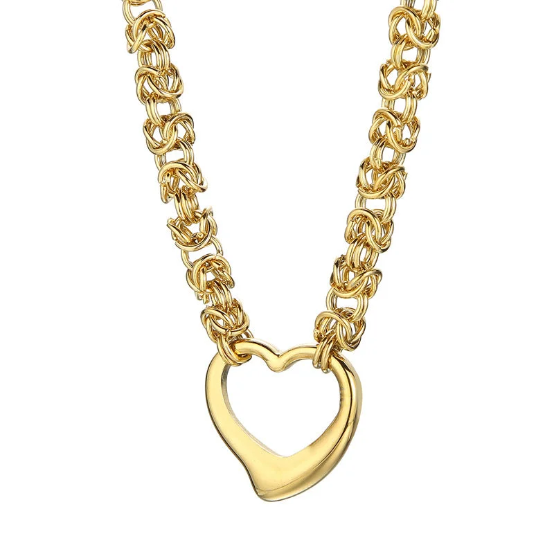 Gold Necklace Kn24630-Z