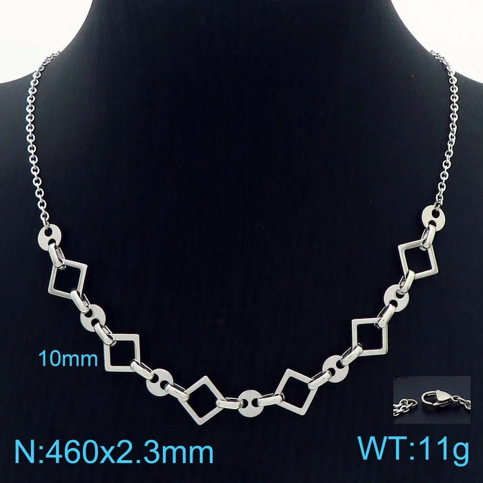 Steel Necklace Kn228936-Z