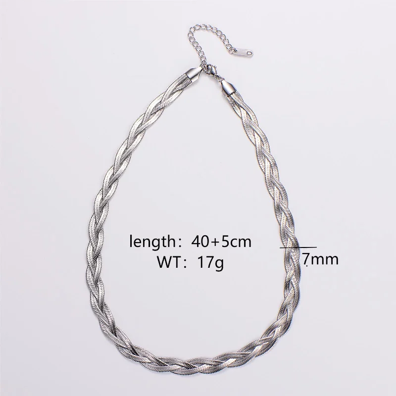 Xlh6097 Steel Necklace