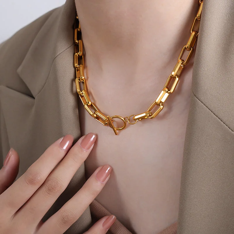 Gold Necklace-45cm