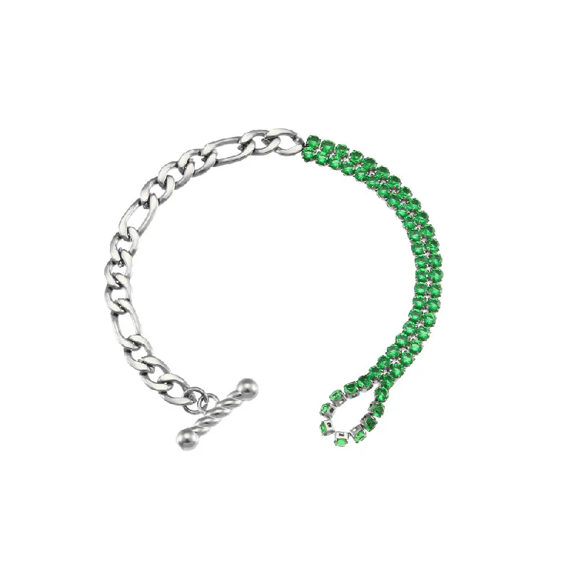 Bracelet-Silver Green