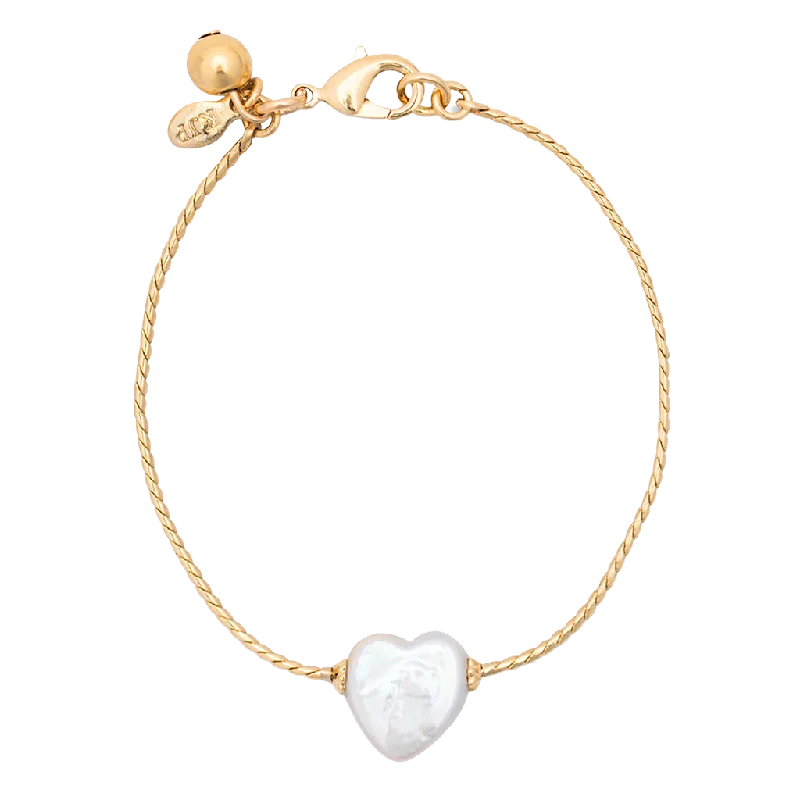 women's bracelets with gemstone -Ocean Heart Bracelet