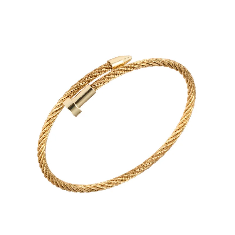 Gold Nail Bracelet