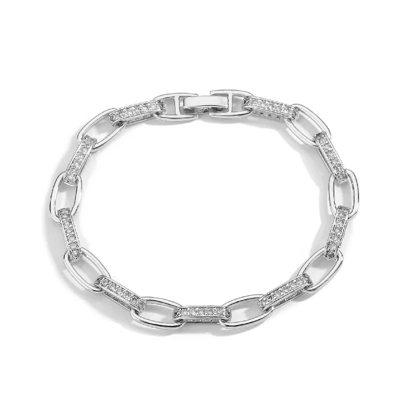 White Gold Color Bracelet