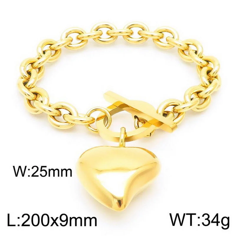 Golden Heart Bracelet