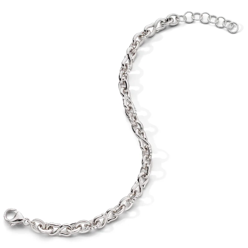 women's bracelets with engraved -Pave Infinity Bracelet