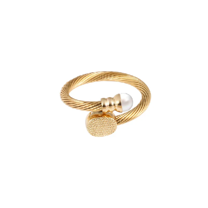 Golden Oval Ring