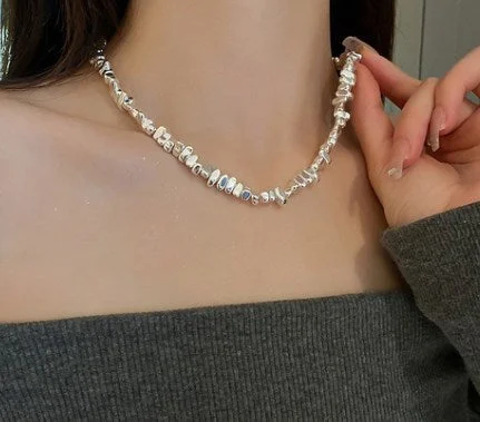 Necklace Silver-No Pearl