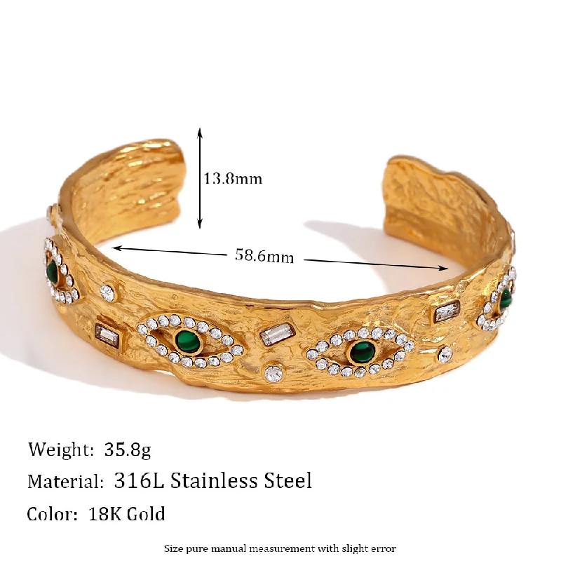 Open-Ended Bracelet-Gold