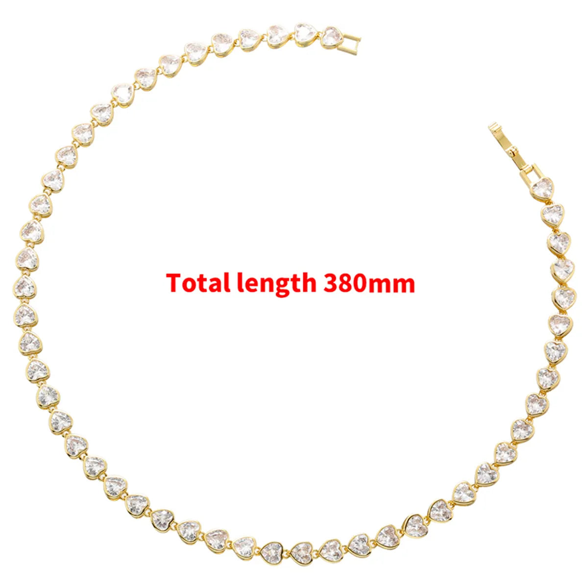 Gold White Diamond Necklace