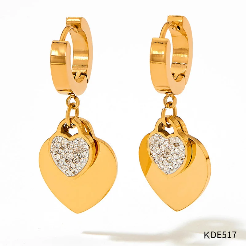 Kde517 Gold Earrings