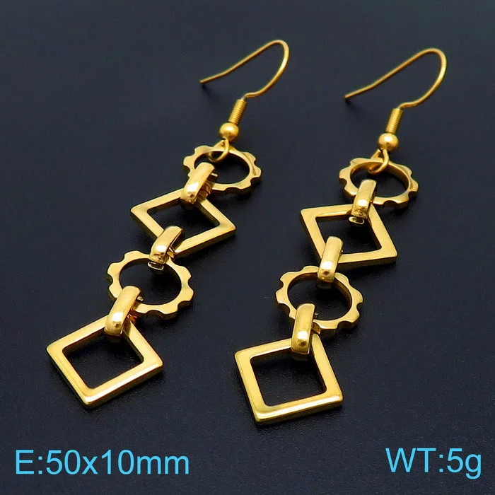 Gold Earrings Ke103511-Z