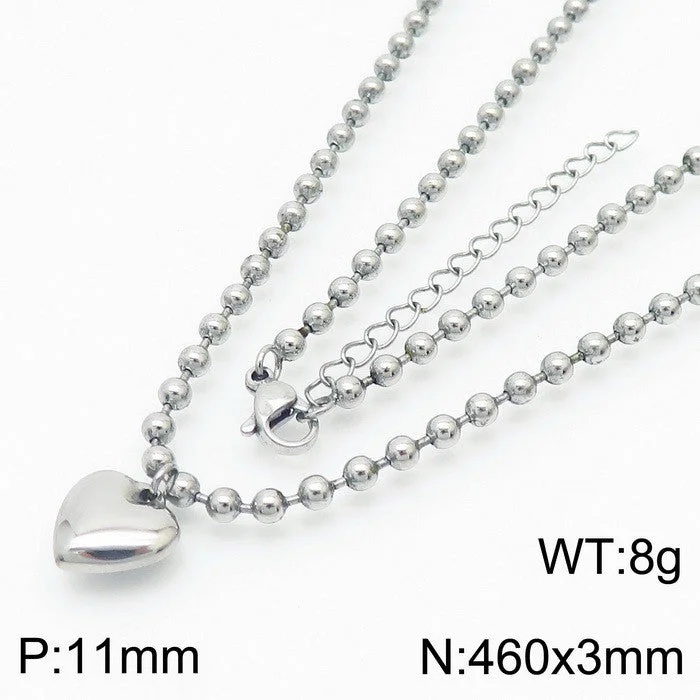 Steel Necklace Kn234397-Z