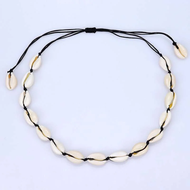 4 Necklace Black Line