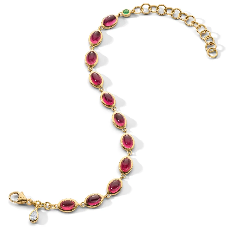 women's bracelets with heart-shaped charm -Special Edition Pink Tourmaline Tennis Bracelet