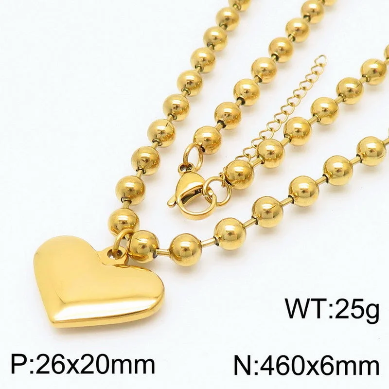 Gold Necklace Kn234436-Z