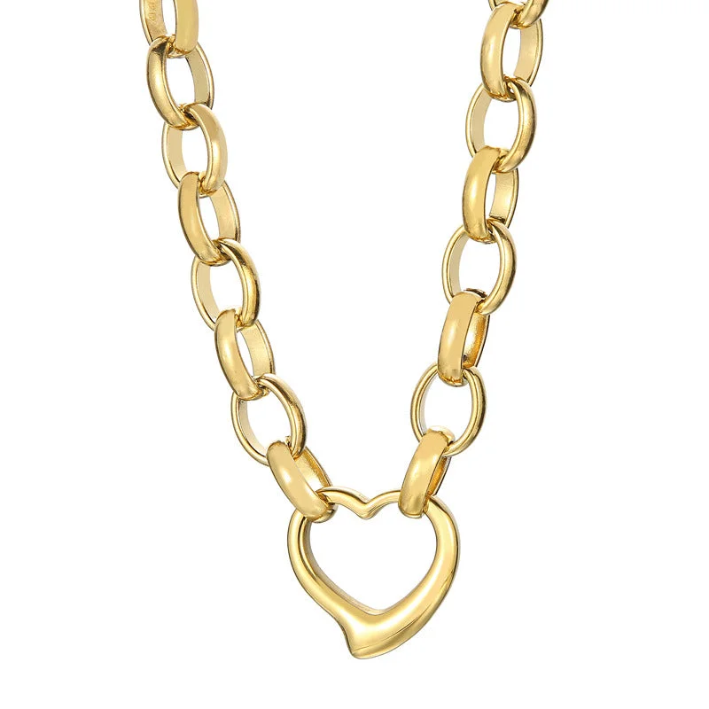 Gold Necklace Kn230900-Z