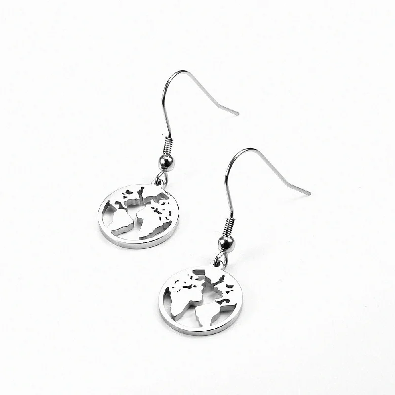 Le3339 Silver Earrings