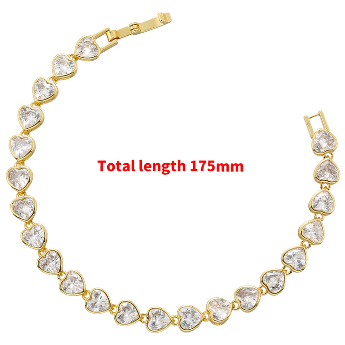 Gold White Diamond Bracelet