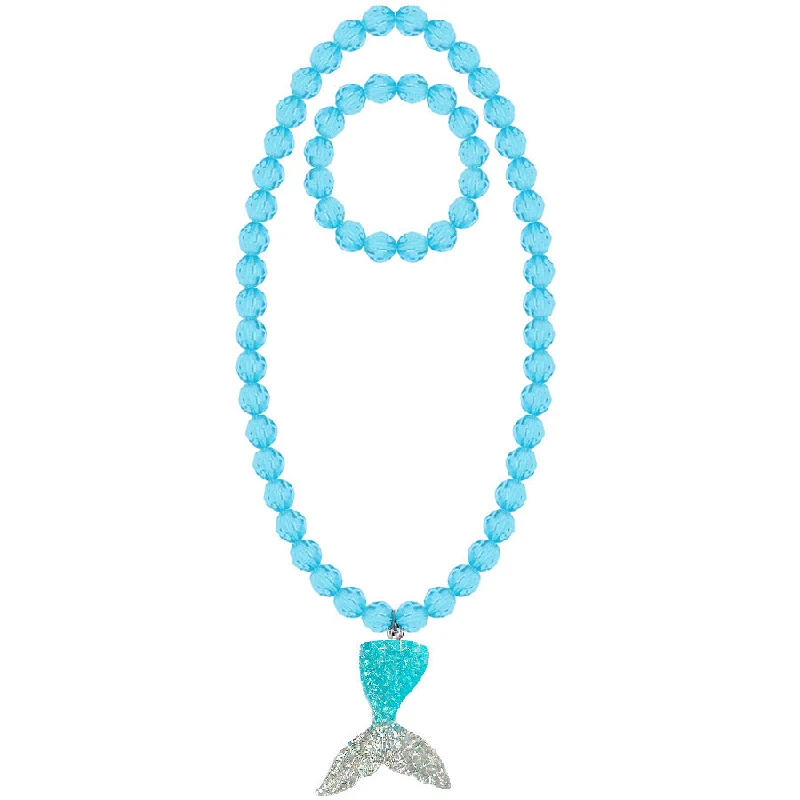 Blue Suit 2 (Necklace Bracelet)